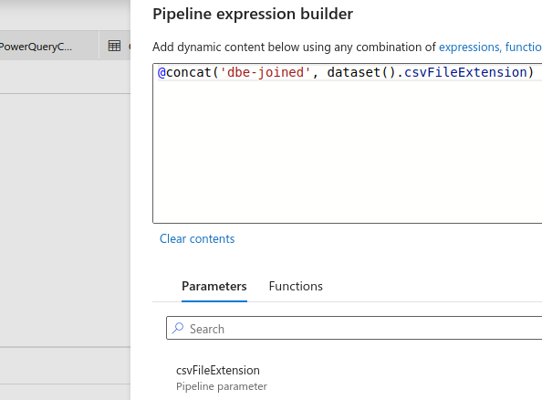 Azure Data Factory Parameters