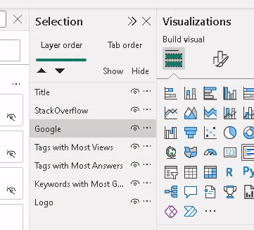 Power BI Visual Layer Order